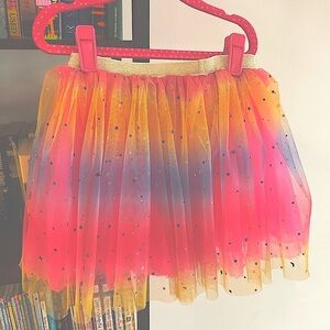 Girls tulle stars and moons skirt size 7/8